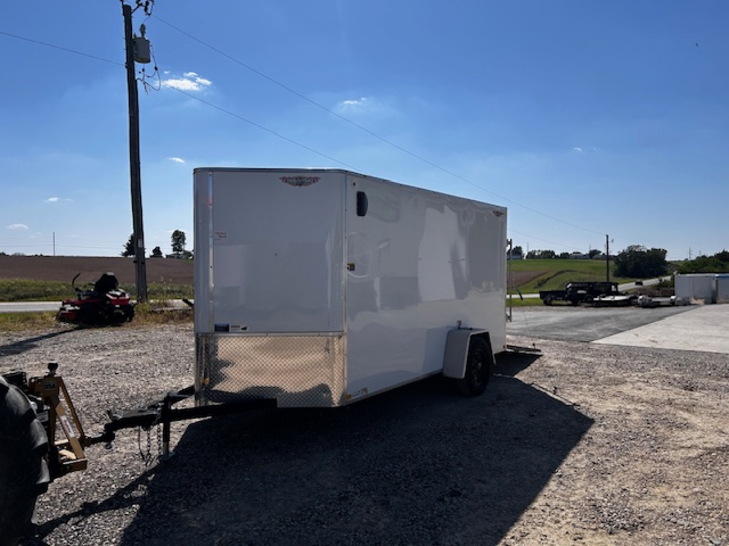 New 2025 H&H Trailers 6X12 6' INTERIOR RAMP DOOR Cargo / Enclosed Trailer