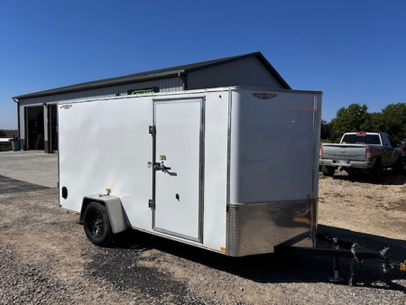 New 2025 H&H Trailers 6X12 6' INTERIOR RAMP DOOR Cargo / Enclosed Trailer