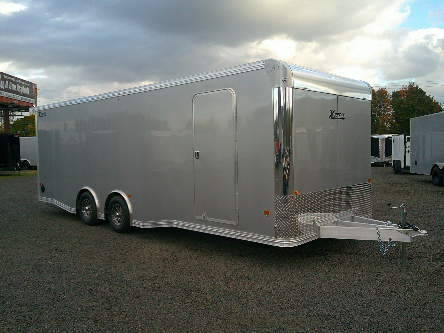 New 2026 ALCOM 8.5x24 7K Aluminum Car Hauler