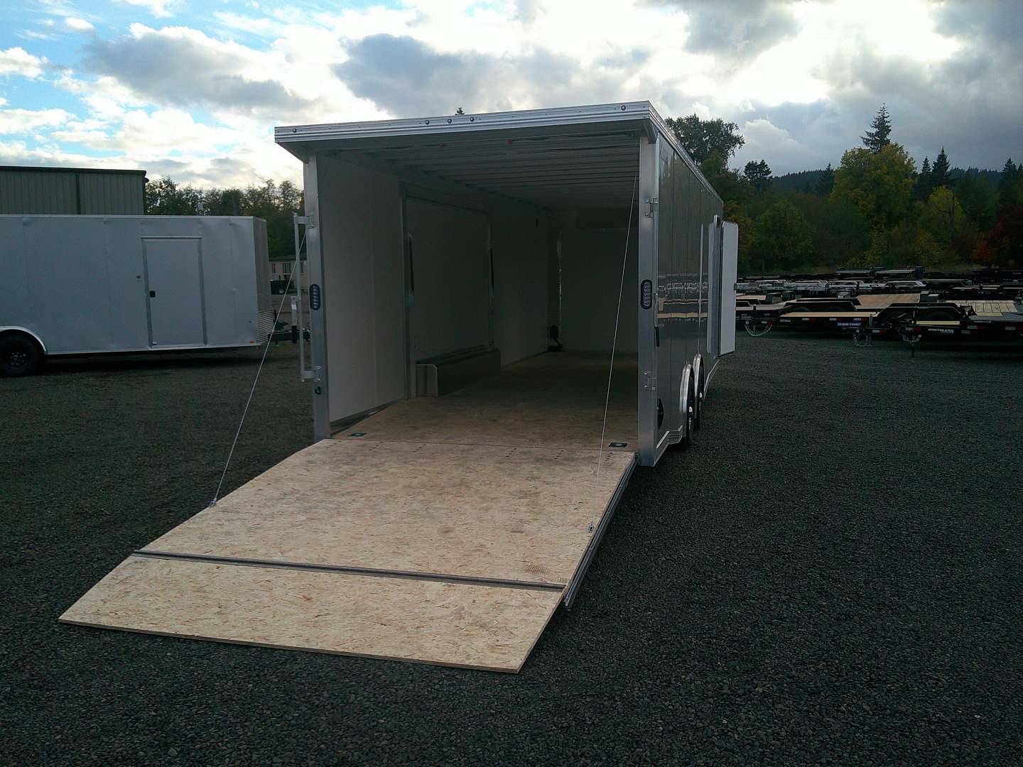 New 2026 ALCOM 8.5x24 7K Aluminum Car Hauler