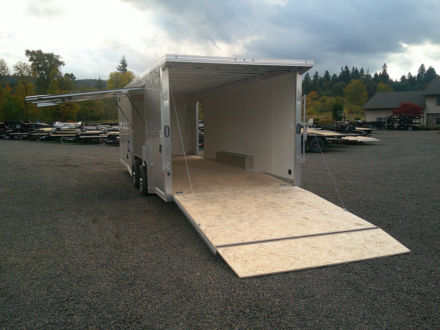 New 2026 ALCOM 8.5x24 7K Aluminum Car Hauler