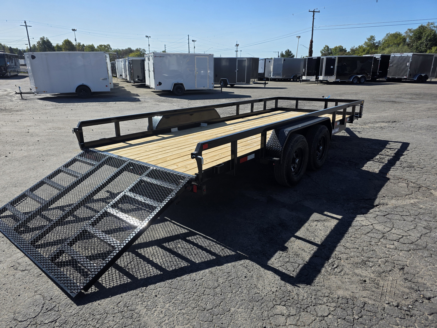 New 2026 Sure-Trac 7X18 10K - TUBE TOP Utility Trailer