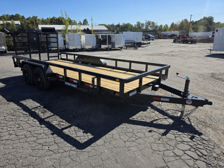 New 2026 Sure-Trac 7X18 10K - TUBE TOP Utility Trailer