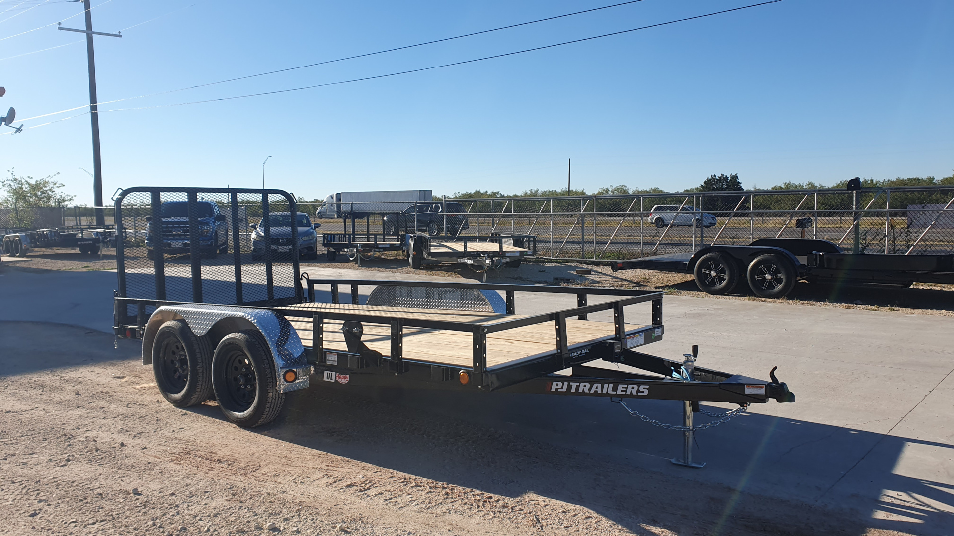New 2026 PJ 83"x14' Tandem Axle Utility Trailer - UL