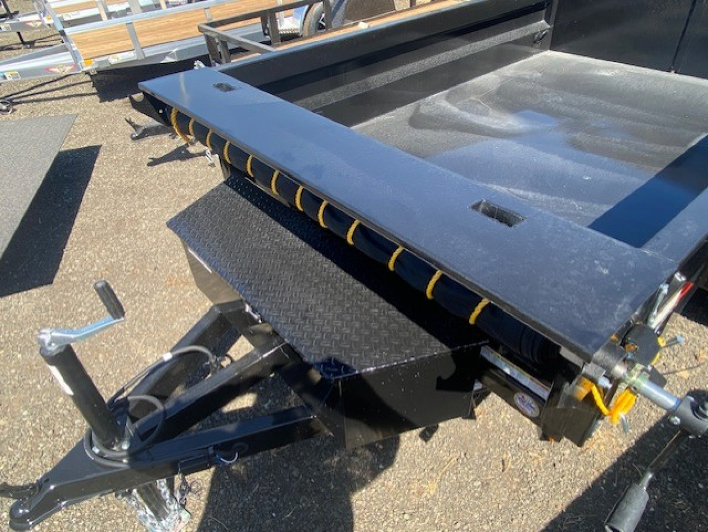 New 5x8 Single Axle 5K Dump Trailer