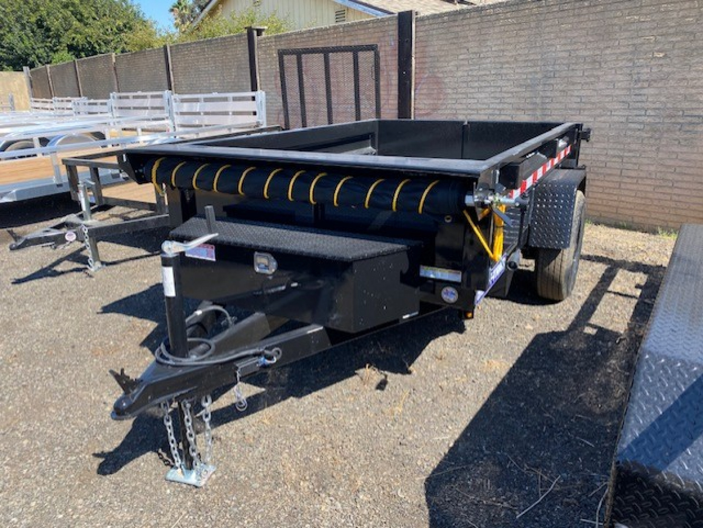 New 5x8 Single Axle 5K Dump Trailer