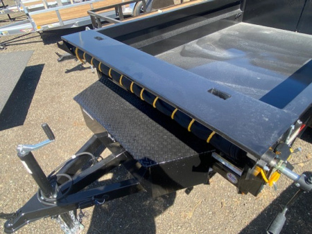 New 5x8 Single Axle 5K Dump Trailer