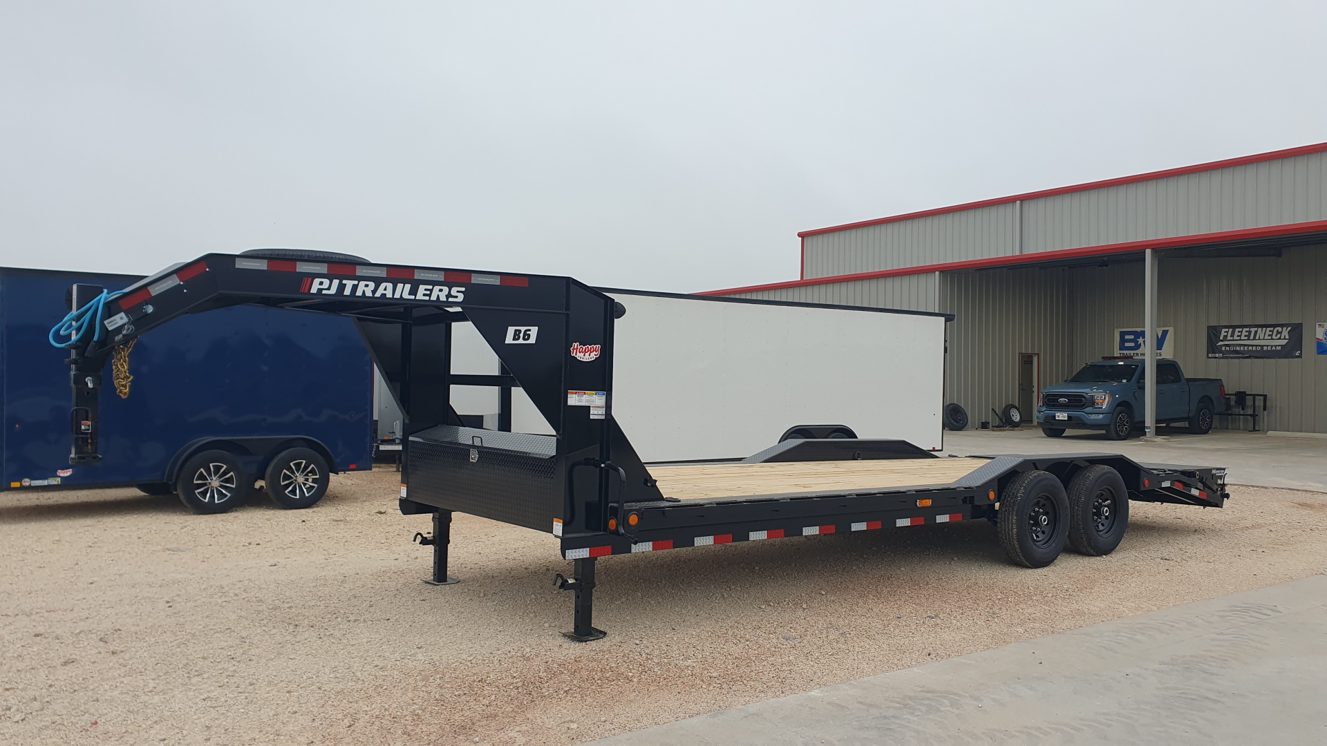 New 2026 PJ 102"x24' Gooseneck Super-Wide Equipment Trailer – B6