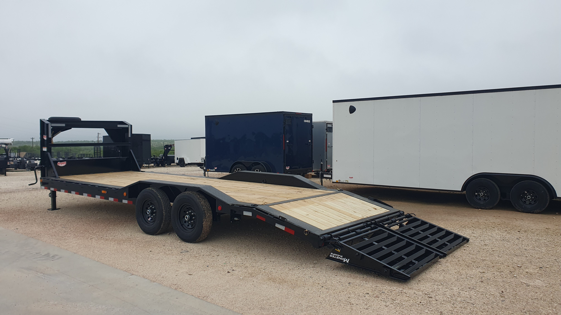 New 2026 PJ 102"x24' Gooseneck Super-Wide Equipment Trailer – B6