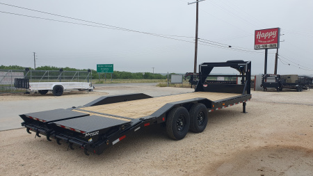 New 2026 PJ 102"x24' Gooseneck Super-Wide Equipment Trailer – B6