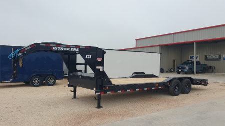 New 2026 PJ 102"x24' Gooseneck Super-Wide Equipment Trailer – B6