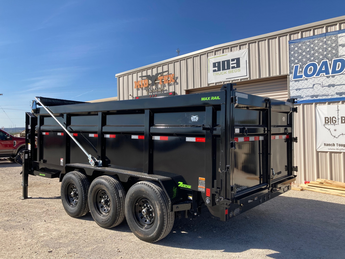 New 2026 Load Trail GD 16' x 83" Triple Axle Gooseneck Low-Pro Dump Trailer