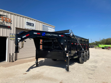 New 2026 Load Trail GD 16' x 83" Triple Axle Gooseneck Low-Pro Dump Trailer