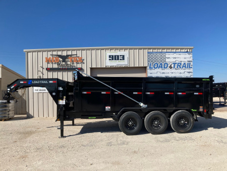 New 2026 Load Trail GD 16' x 83" Triple Axle Gooseneck Low-Pro Dump Trailer