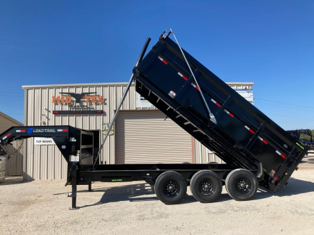 New 2026 Load Trail GD 16' x 83" Triple Axle Gooseneck Low-Pro Dump Trailer
