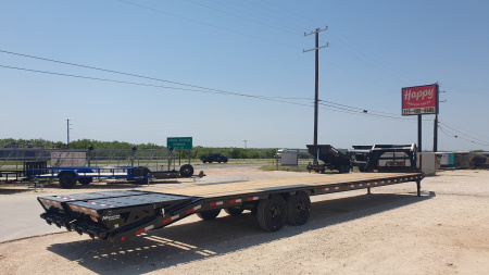 New 2026 PJ 102"x40' GN Low-Pro Flatbed w/ Singles - LX