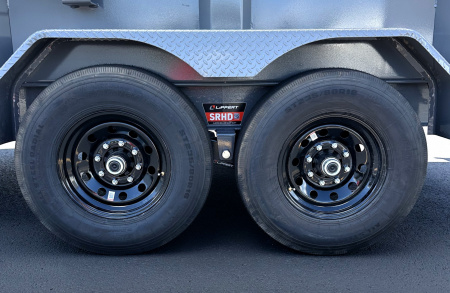 New Diamond C Trailers LPT207 - 14' (14,000 lb. GVWR) Telescoping HD, Spare, Dump Trailer