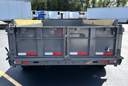 New Diamond C Trailers LPT207 - 14' (14,000 lb. GVWR) Telescoping HD, Spare, Dump Trailer