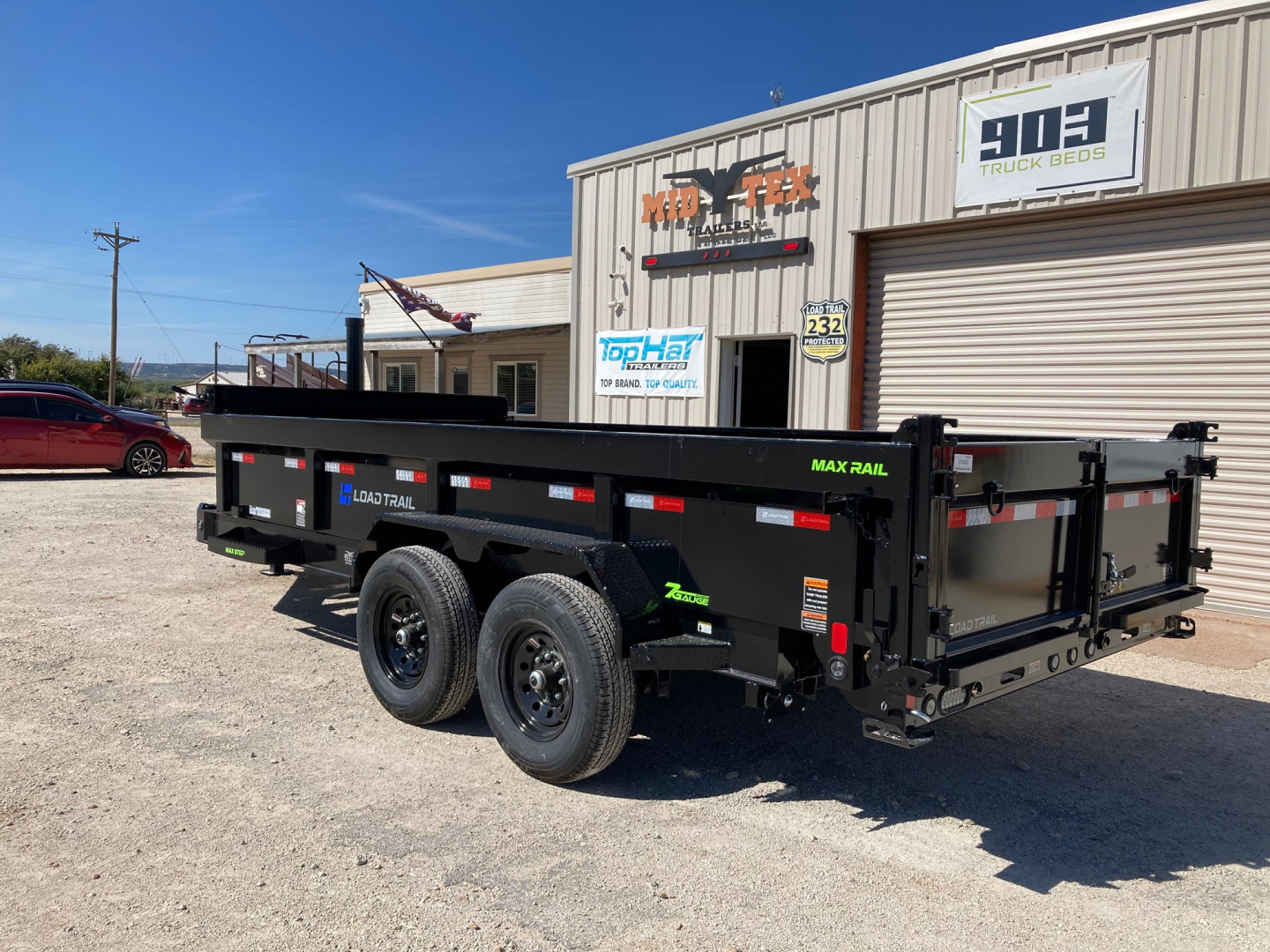 New 2026 Load Trail DT 16' x 83" Tandem Axle Low-Pro Dump Trailer 24" Sides