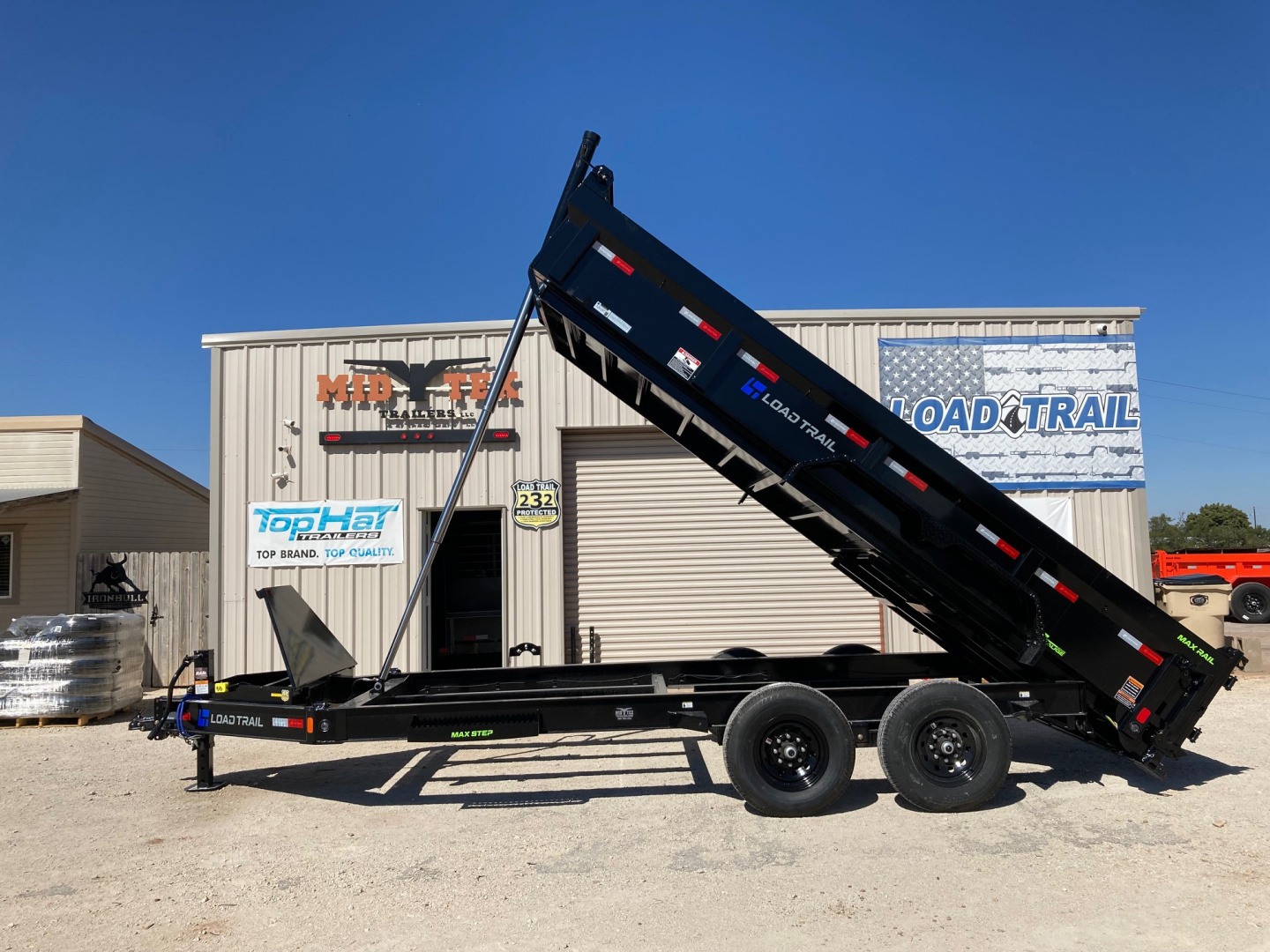 New 2026 Load Trail DT 16' x 83" Tandem Axle Low-Pro Dump Trailer 24" Sides