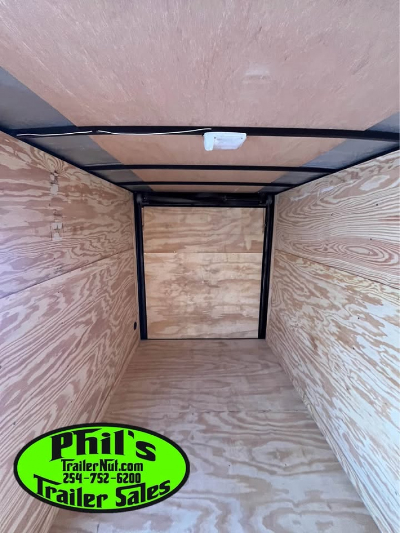 New 6X12 Cargo / Enclosed Trailer UPGRADED .080 SCREWLESS EXTERIOR & ALUMINUM WHEELS