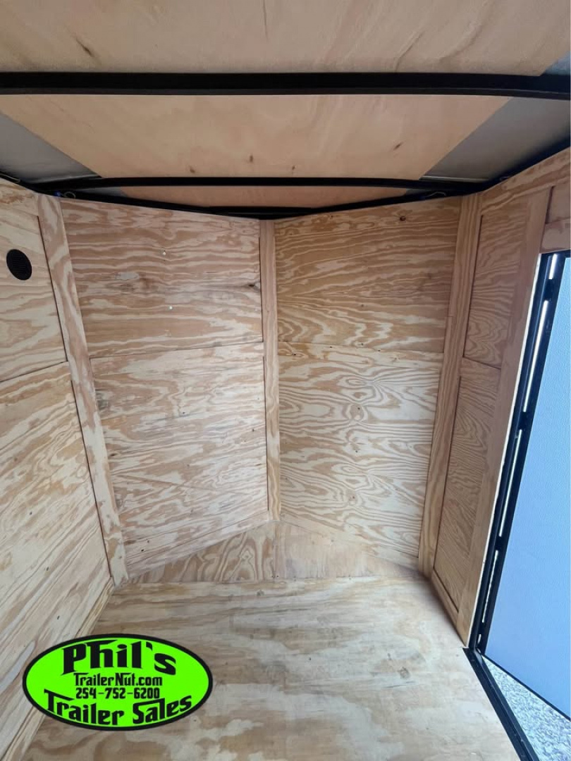 New 6X12 Cargo / Enclosed Trailer UPGRADED .080 SCREWLESS EXTERIOR & ALUMINUM WHEELS