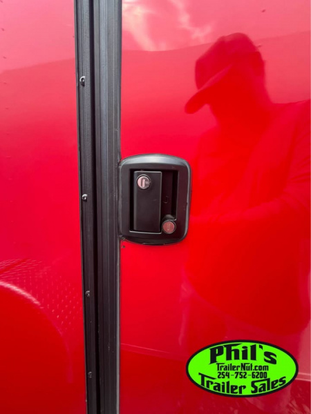 New 6X12 Cargo / Enclosed Trailer UPGRADED .080 SCREWLESS EXTERIOR & ALUMINUM WHEELS