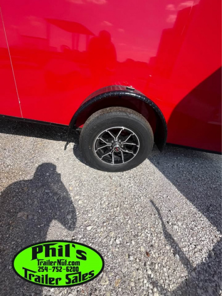 New 6X12 Cargo / Enclosed Trailer UPGRADED .080 SCREWLESS EXTERIOR & ALUMINUM WHEELS