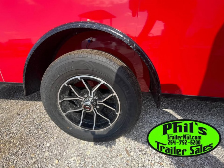 New 6X12 Cargo / Enclosed Trailer UPGRADED .080 SCREWLESS EXTERIOR & ALUMINUM WHEELS