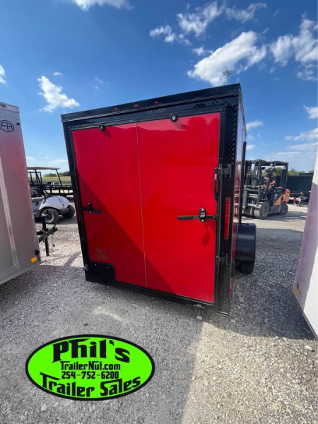 New 6X12 Cargo / Enclosed Trailer UPGRADED .080 SCREWLESS EXTERIOR & ALUMINUM WHEELS