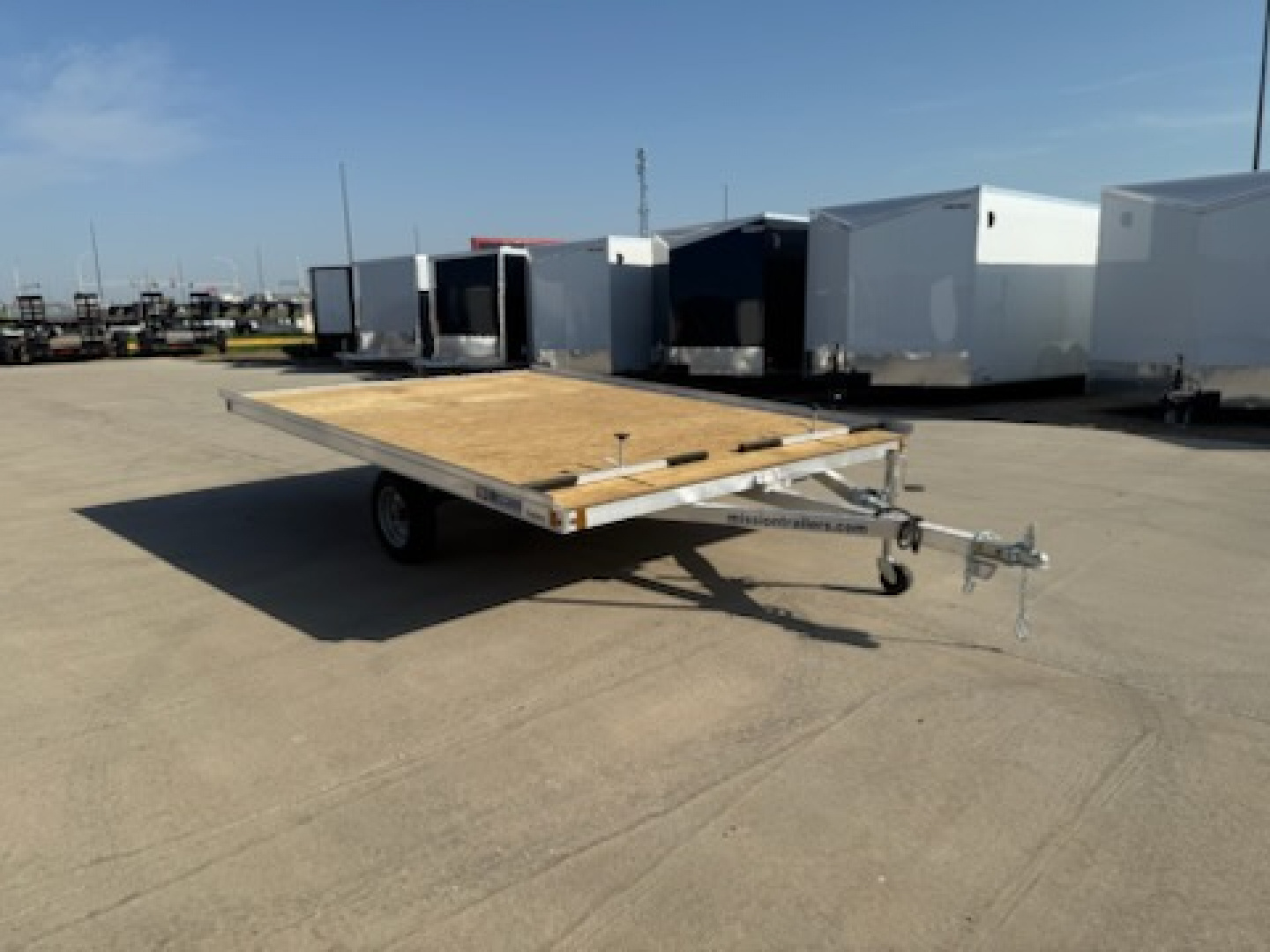 New 2026 Mission MFS101X12P TILT Snowmobile Trailer