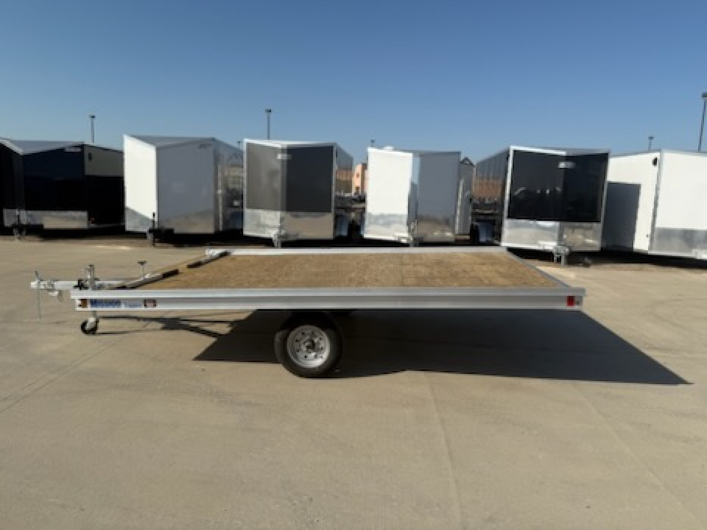 New 2026 Mission MFS101X12P TILT Snowmobile Trailer