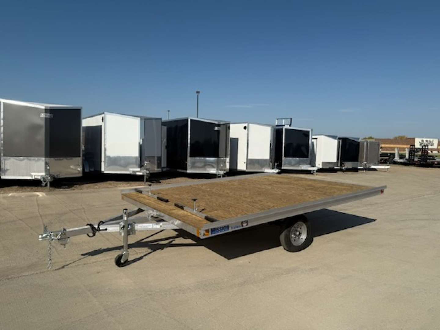 New 2026 Mission MFS101X12P TILT Snowmobile Trailer