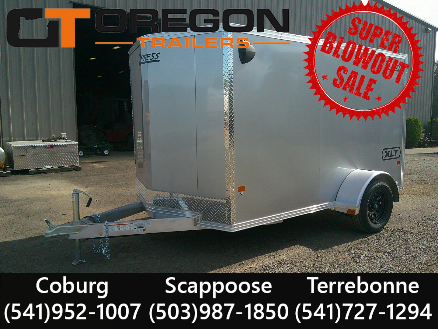New 2026 ALCOM 6x10 Aluminum 3K Cargo / Enclosed Trailer
