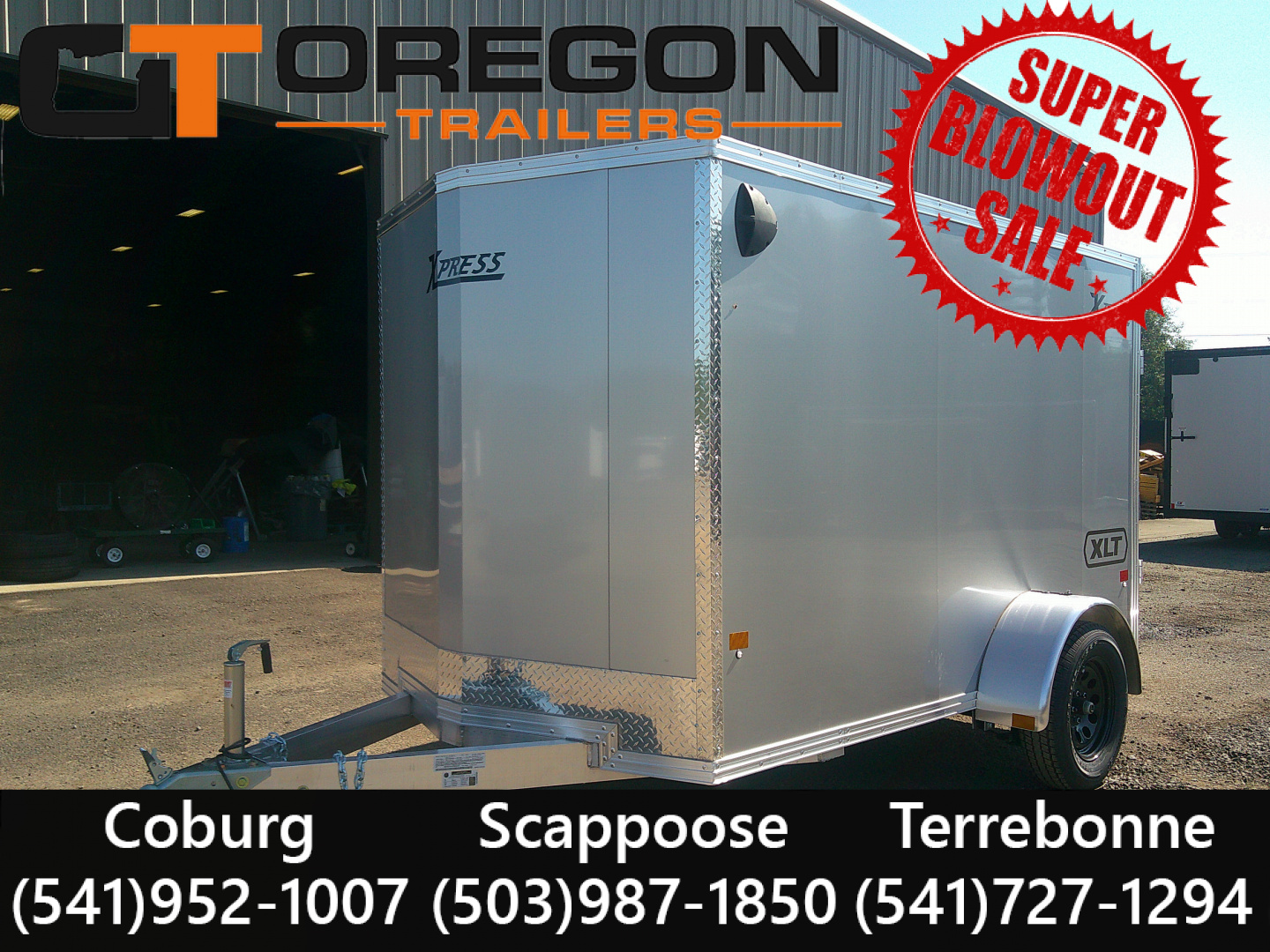 New 2026 ALCOM 6x10 Aluminum 3K Cargo / Enclosed Trailer