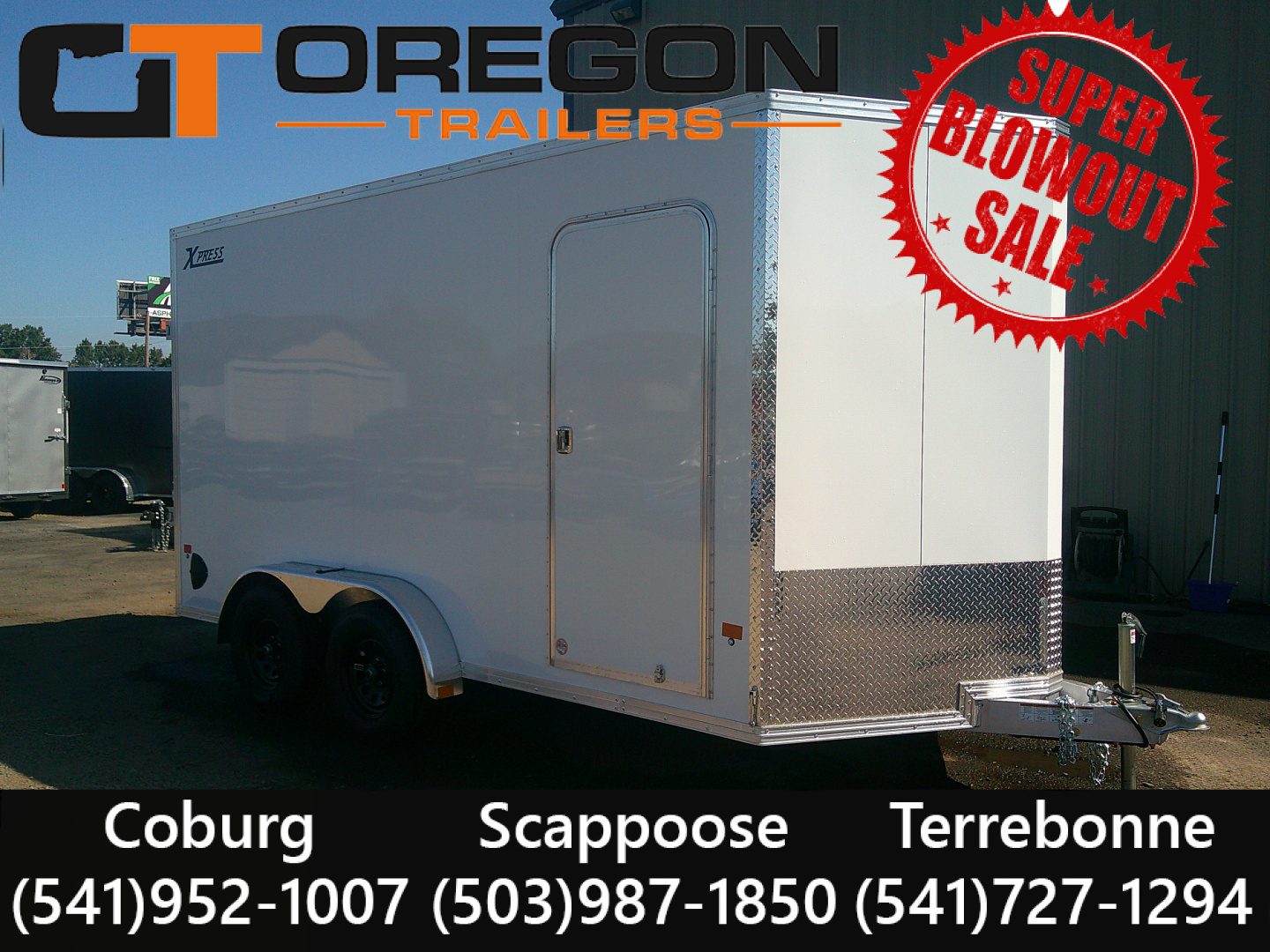 New 2026 ALCOM 7.4x14 Aluminum 7K Cargo / Enclosed Trailer