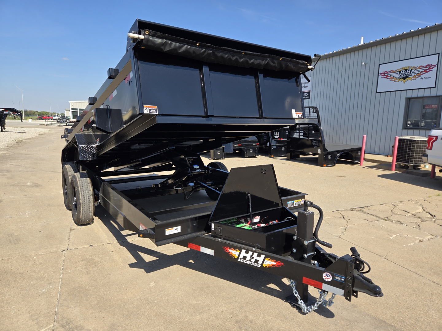 New 2026 H&H Trailers 83x14 Industrial 14K Dump Trailer