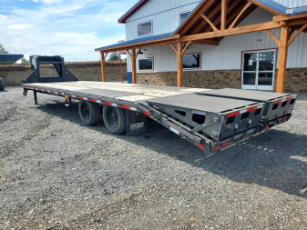 Used 2021 Diamond C Trailers FMAX210SS Flatbed Trailer / 25k GVWR / 102"x30'