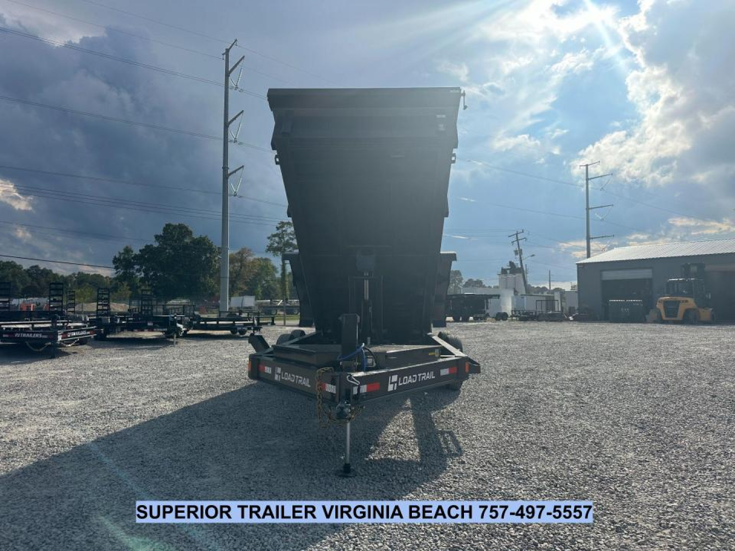 New 2026 Load Trail 7X16 14K Low Pro w/ 2' Sides Dump Trailer