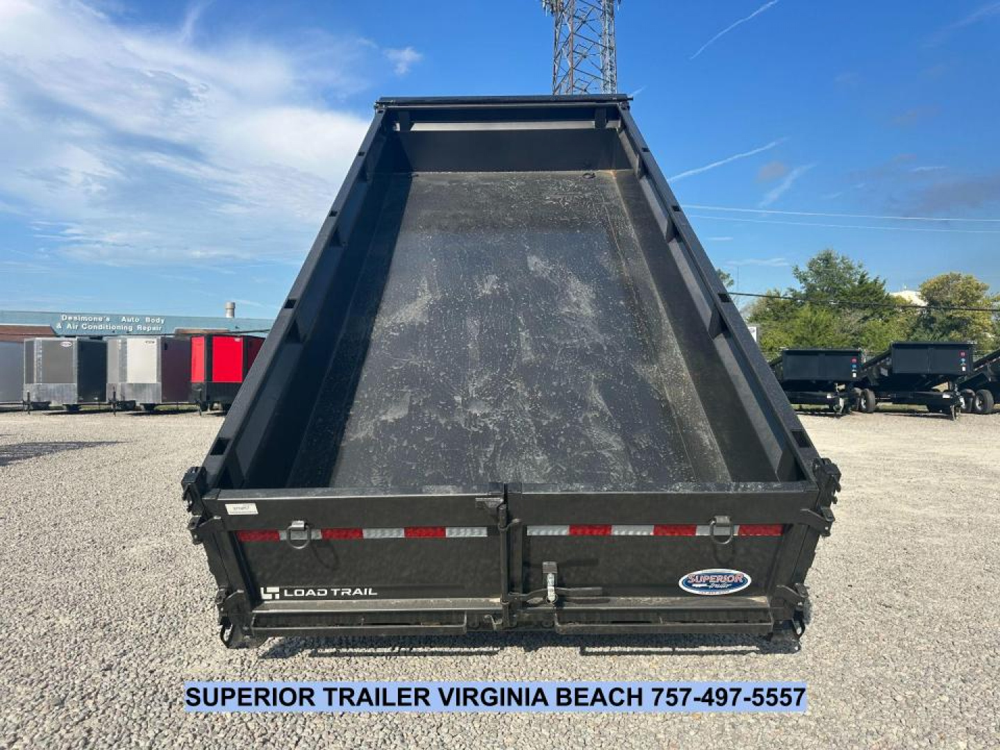New 2026 Load Trail 7X16 14K Low Pro w/ 2' Sides Dump Trailer
