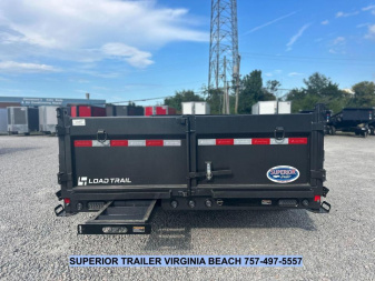 New 2026 Load Trail 7X16 14K Low Pro w/ 2' Sides Dump Trailer