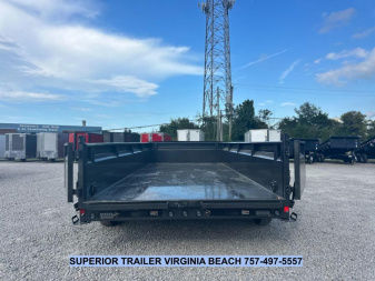 New 2026 Load Trail 7X16 14K Low Pro w/ 2' Sides Dump Trailer