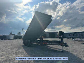 New 2026 Load Trail 7X16 14K Low Pro w/ 2' Sides Dump Trailer