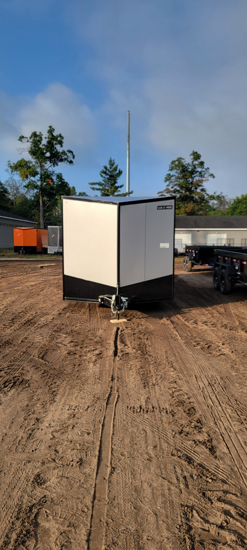 New 2026 US Cargo 8.5X20 7K 7' TALL SILVER BLACK OUT Cargo / Enclosed Trailer