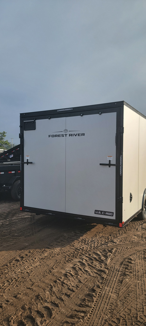 New 2026 US Cargo 8.5X20 7K 7' TALL SILVER BLACK OUT Cargo / Enclosed Trailer