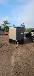 New 2026 US Cargo 7.5X18 7K UTV CHARCOAL BLACKOUT Cargo / Enclosed Trailer
