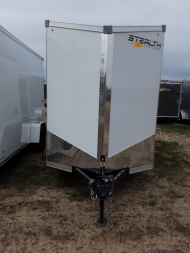 New 2026 Stealth Trailers 6X12 ENCLOSED WHITE W/RAMP Cargo / Enclosed Trailer