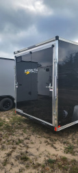 New 2026 Stealth Trailers 7X12 3.5K 7' TALL RAMP BLACK Cargo / Enclosed Trailer