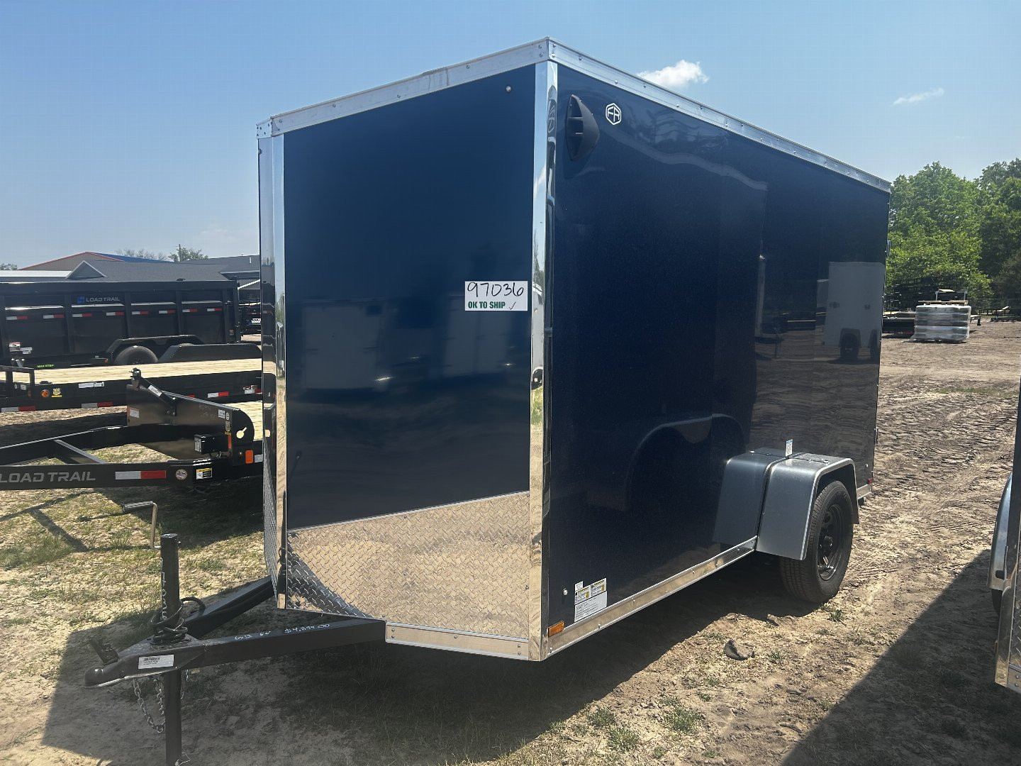New 2026 US Cargo 6X12 3K 6'6" TALL BLACK Cargo / Enclosed Trailer