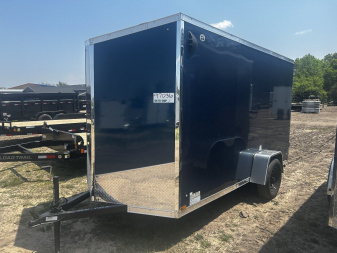 New 2026 US Cargo 6X12 3K 6'6" TALL BLACK Cargo / Enclosed Trailer